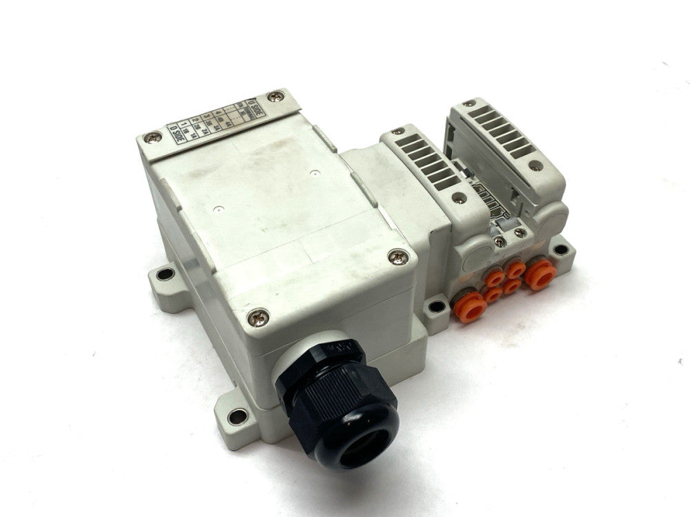 SMC VV5QC11-02N3TD0-S Terminal Base Mount Plug In Manifold