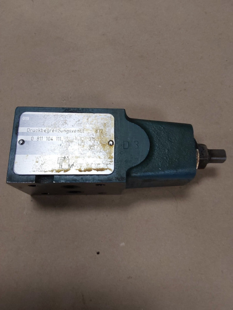 Bosch 0 811 104 111 Pressure Relief Valve