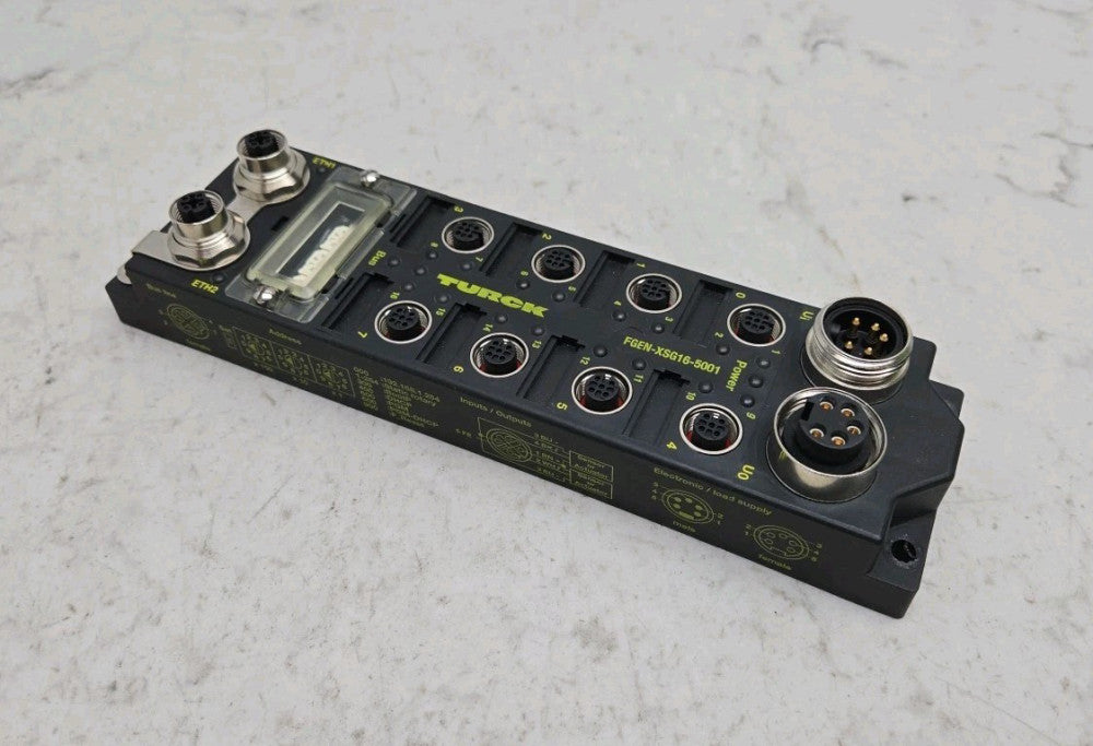 Turck FGEN-XSG16-5001 Compact Multiprotocol I/O Module For EtherNet 16 Channel