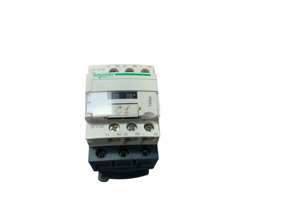 Schneider Electric LC1D38 BD 24VDC Contactor W/ LAD4TBDL