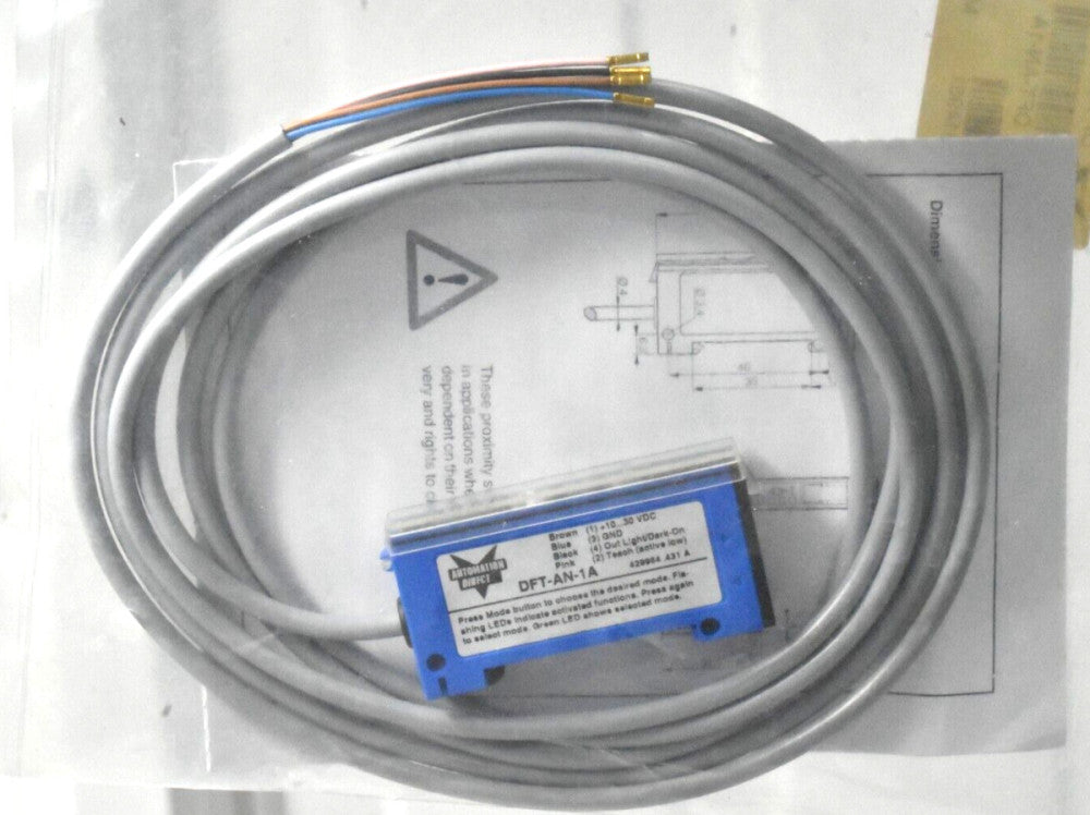 Automation Direct DFT-AN-1A Fiber Amplifier 1-Channel, 10-30 VDC New