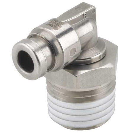 Smc Kqg2l13-N04s 1/2" Tube X Mnpt Ss Male 90 Degree Elbow