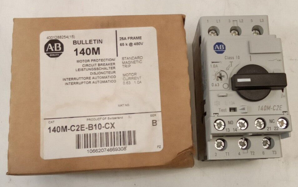 Allen-Bradley 140M-C2E-B10-CX Motor Circuit Breaker