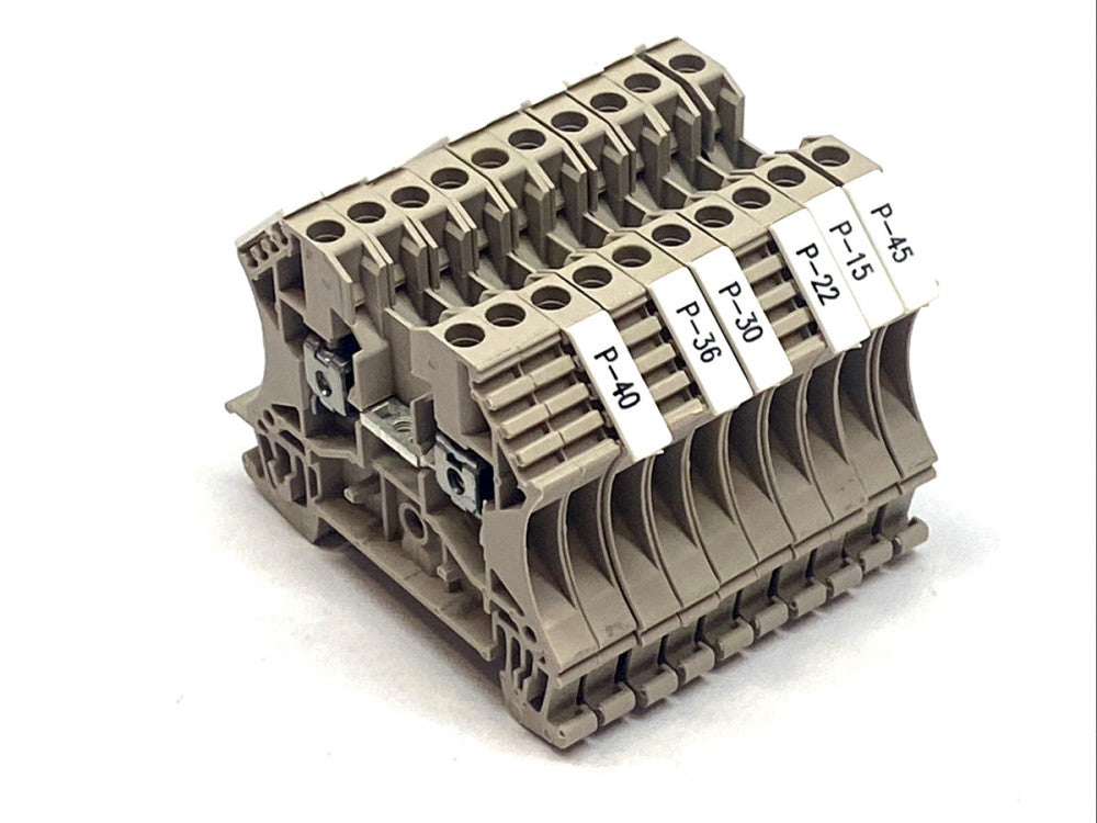 Weidmuller WDU 2.5 Feed-Through Terminal Block LOT OF 10