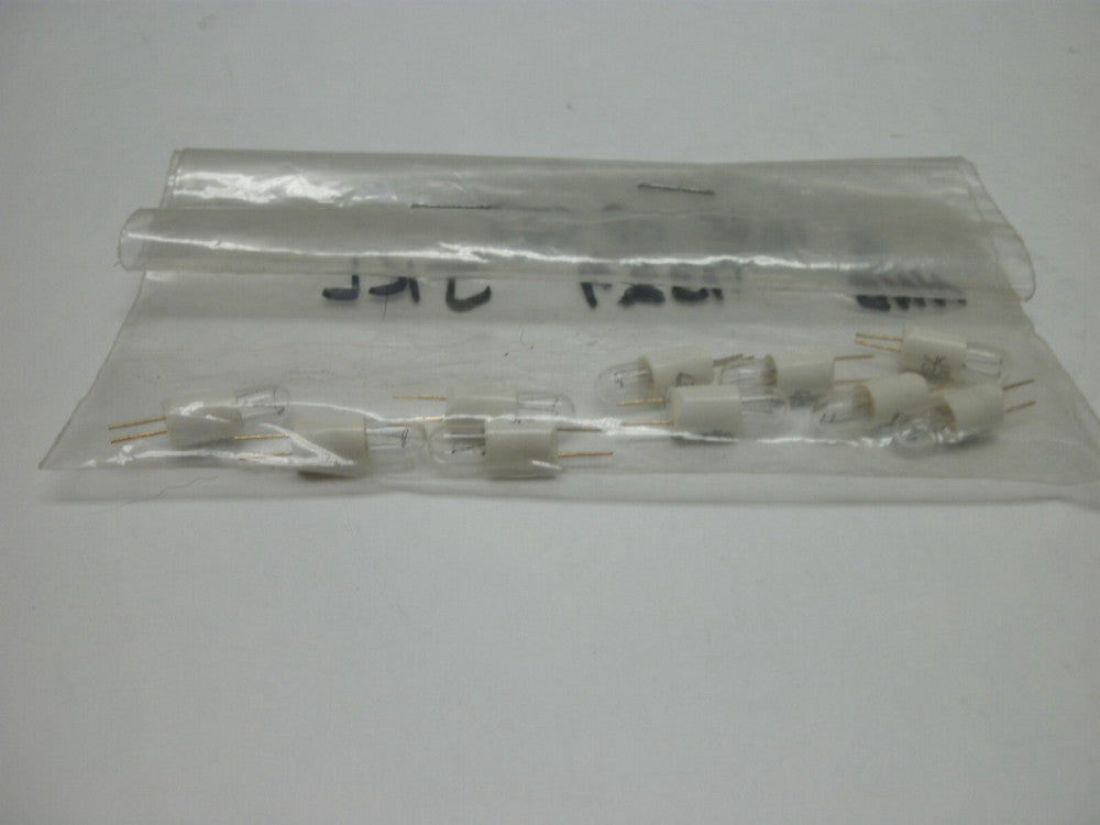 JKL 7327 MINIATURE LAMP BULBS G3.17 28V 0.04A 1.12W BI-PIN C-2F (LOT OF 5) NNB