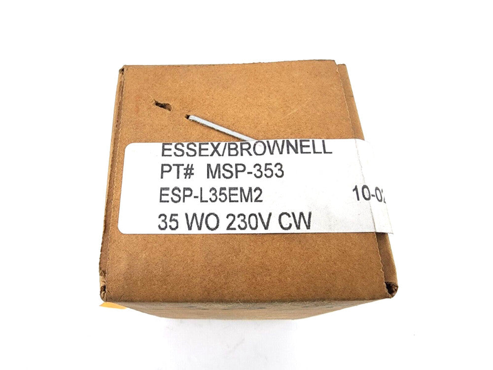 Essex Brownell Condenser Fan Motor MSP-353 ESP-L35EM2 35WATT 230V CW 320651000