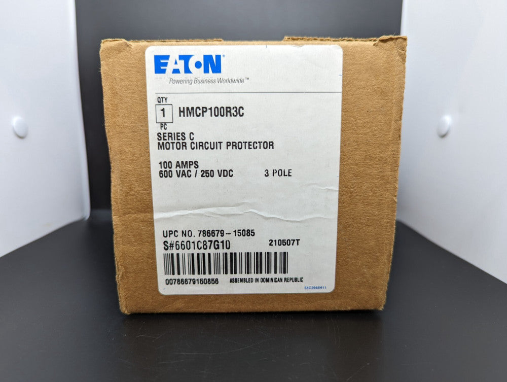 Eaton HMCP100R3C 100 Amp Motor Circuit Protector NEW IN BOX