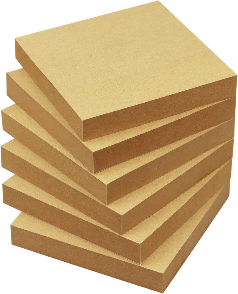 Sticky Notes 3X3 Self-Stick Notes Pads with 6 Bright Colors, Easy to Post for Of