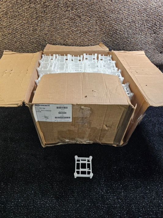(QTY 240) LTM Concrete TCC100-150, 1-1/2" Tilt-Up Caged Chairs (Stackable)