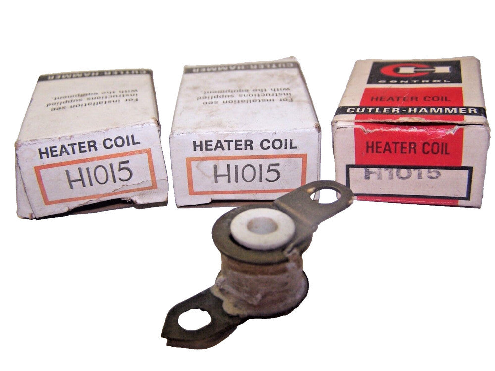 3) NEW CUTLER HAMMER OVERLOAD HEATER ELEMENTS  H1015  LOT OF 3