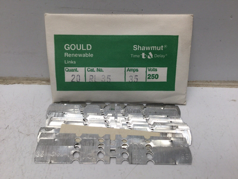 GOULD RL 35 RENEWABLE LINKS 35 AMP (LOT of 20)
