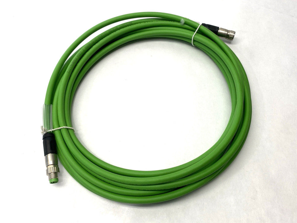 Beckhoff ZK1090-3132-0050 Double-Ended EtherCAT Cordset M8 Male to Female