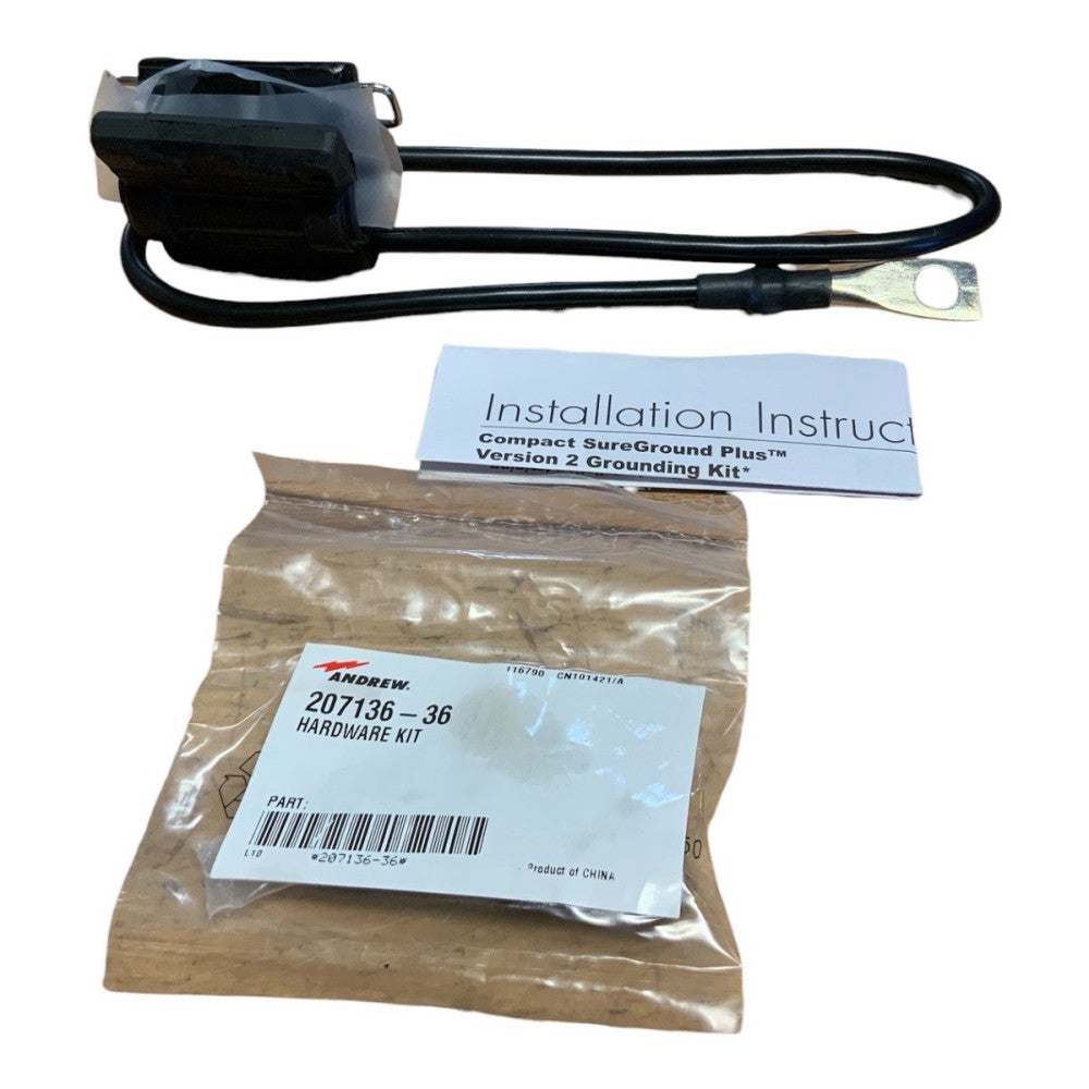 CommScope CSG12-06B1A Compact SureGround Plus 1/2” Grounding Kit w/ Hardware