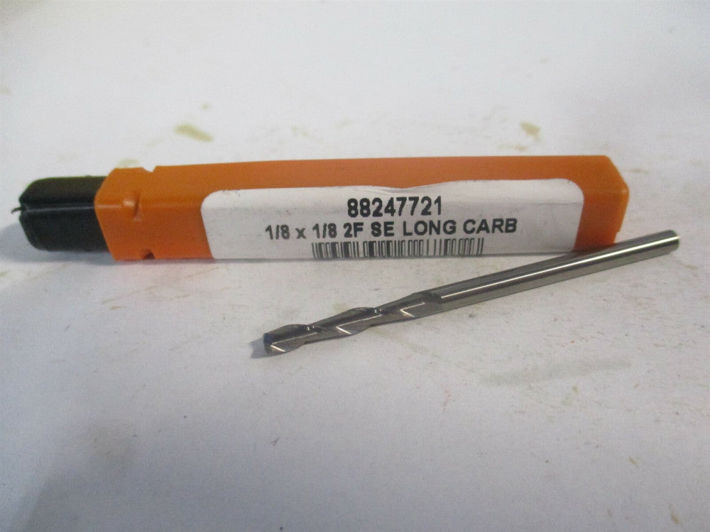 (750114) 1/8" x 3/4" x 1/8" x 2-1/4" OAL 2 Flute Solid Carbide Square End Mill 