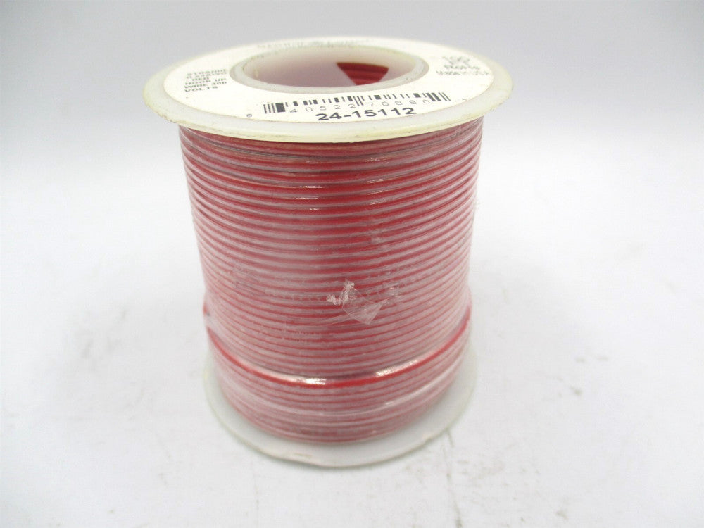 Stellar Labs (24-15112) 7 x 22AWG 300v 100ft. Red Hook-up Wire 