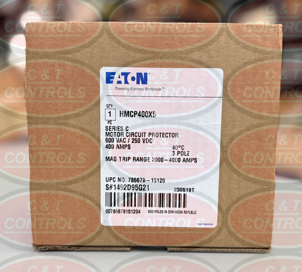Eaton HMCP400X5 400A 3P Motor Ckt Protector New In Box USA Stock