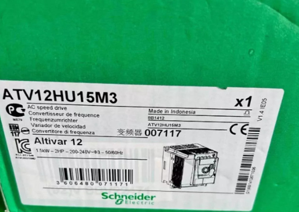 1PC New In Box Schneider Inverter ATV12HU15M3