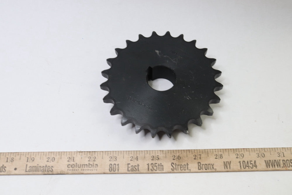 Amec Sprocket Steel Material .4375 in Bore , 24 Teeth 60BS2417/16 