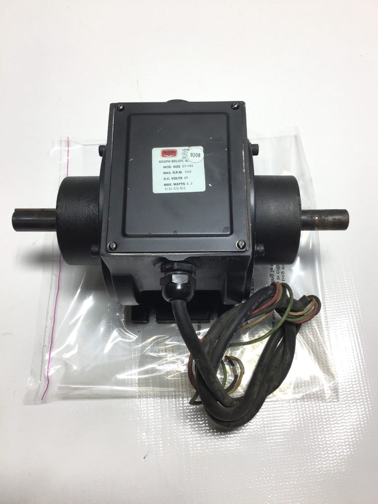 Warner Electric EP-400 Electro Pack Clutch/Brake Max RPM 4500 90VDC Mas Watts...