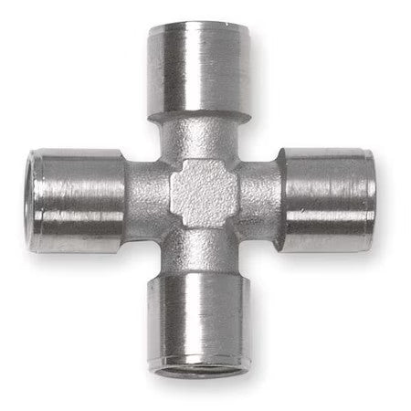 Aignep Usa 82620N-04 Cross Nickel Plated Brass Cross, 1/4 In Female Npt X 1/4