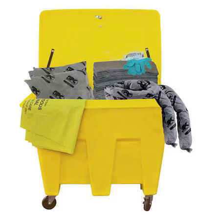 Brady Ska-Lt Spill Kit, 134 Gal Volume Absorbed Per Kit, Chest, Yellow