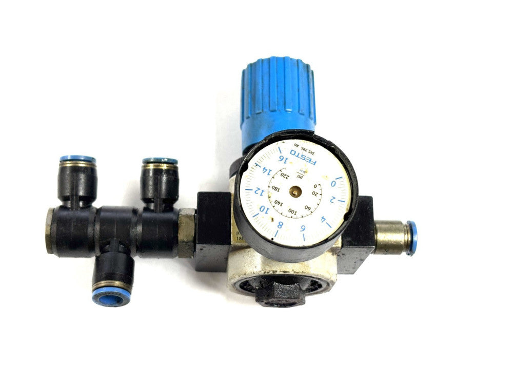 FESTO LR-D-MINI A843 PRESSURE REGULATOR 240PSI