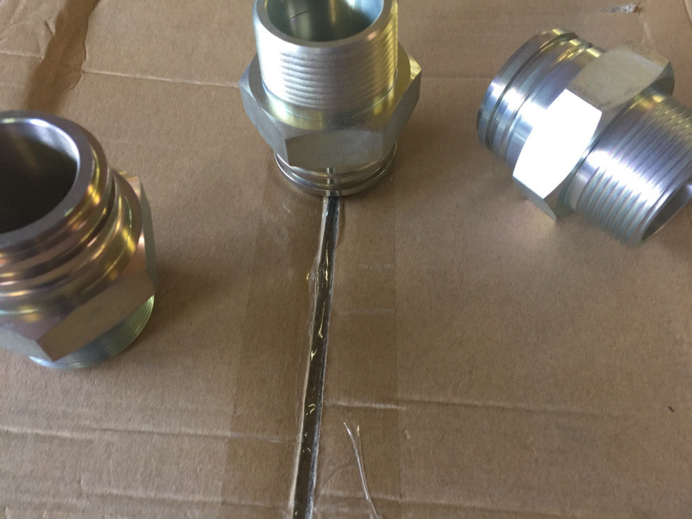 1-1/4 HYDRAULIC HOSE SWIVEL BUSHING THREADED, P/N 2165 (2 CT)