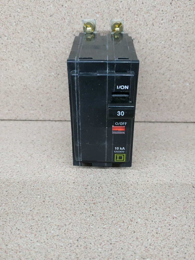 1) New Square D QOB230  30 Amp   2 Pole  Circuit Breaker W#