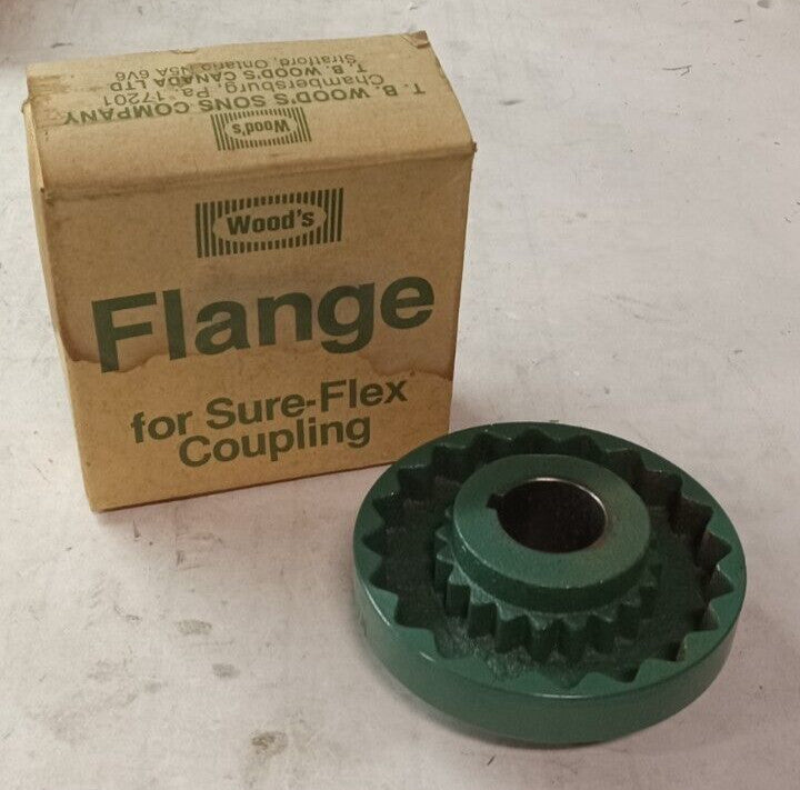 NEW TB WOODS 5SX7/8 SUREFLEX COUPLING FLANGE 5SX7/8
