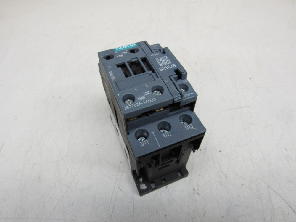 SIEMENS SIRIUS 3RT2026-1AN20 220V 50/60HZ 25A CONTACTOR XLNT USED TAKEOUT