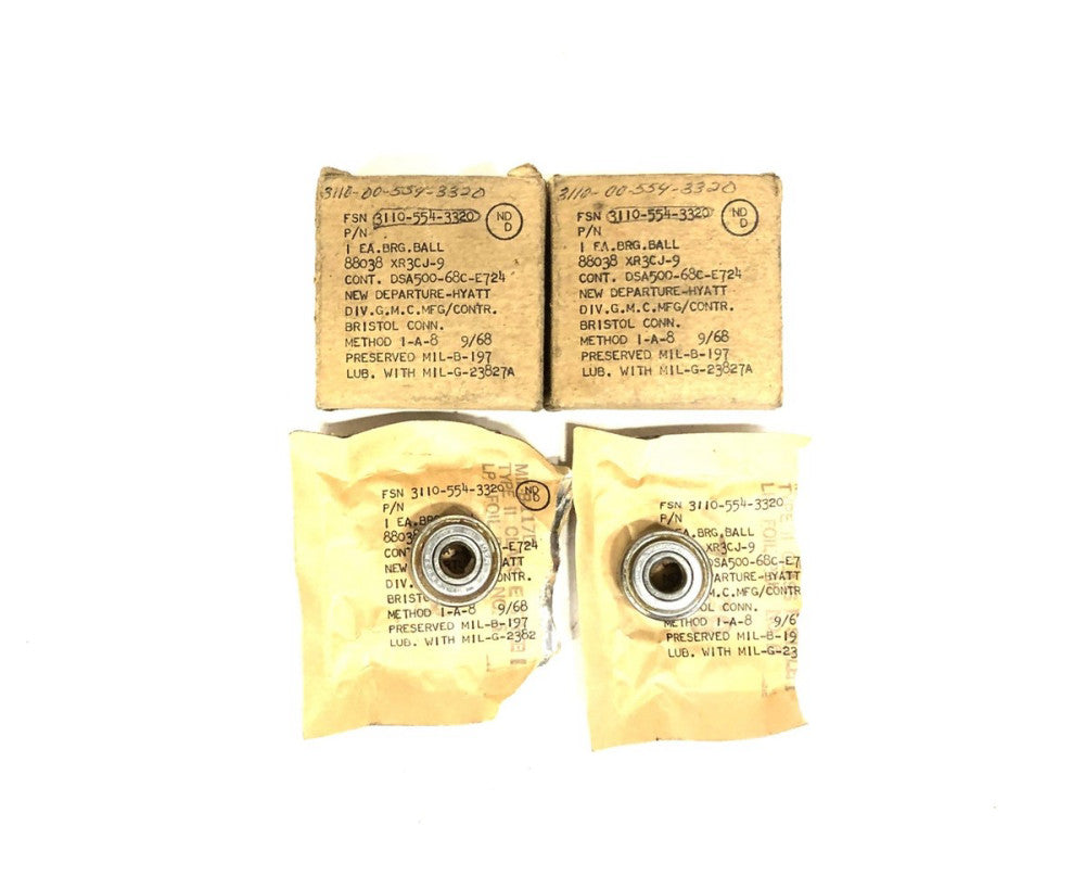 ND Shielded Ball Bearing 88038 [Lot of 2] NOS