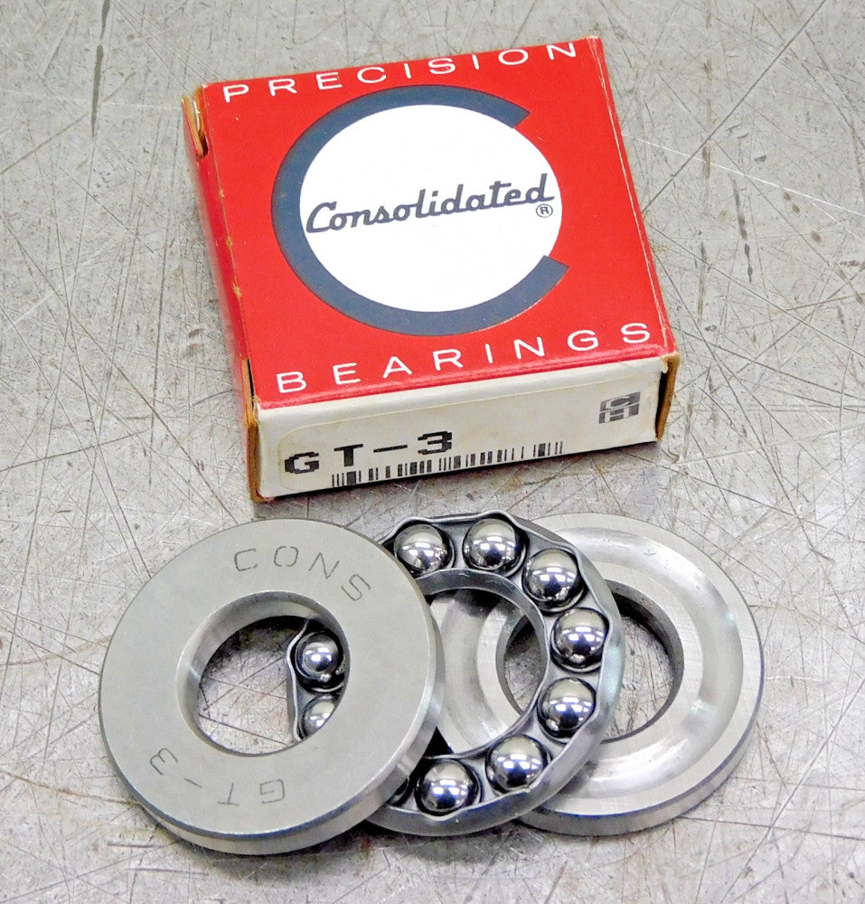 Consolidated GT-3 Precision Thrust Ball Bearing 1.3437" DIA