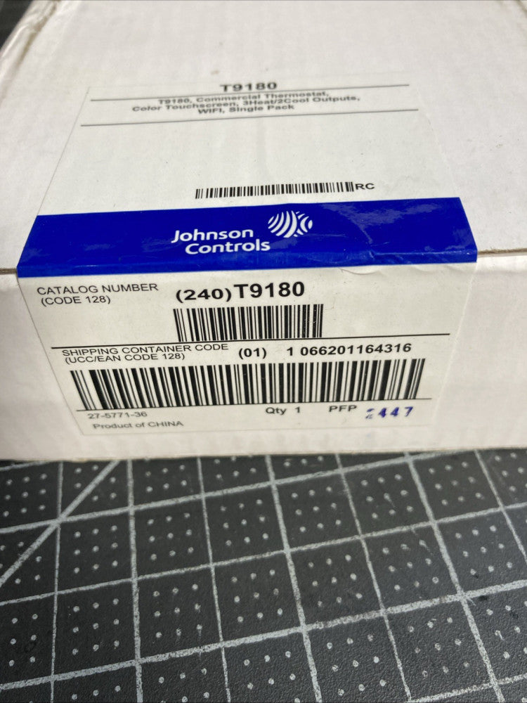 SEALED JOHNSON CONTROLS Model T9180 DIGITAL COMMERCIAL Thermostat TOUCHSCREEN