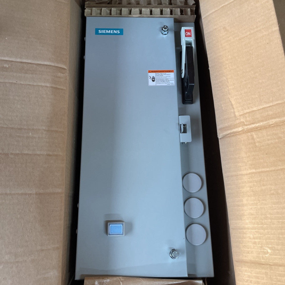Siemens 17CUD92NF10 30A Fusible FVNR Combo Motor Starter Combination NOS