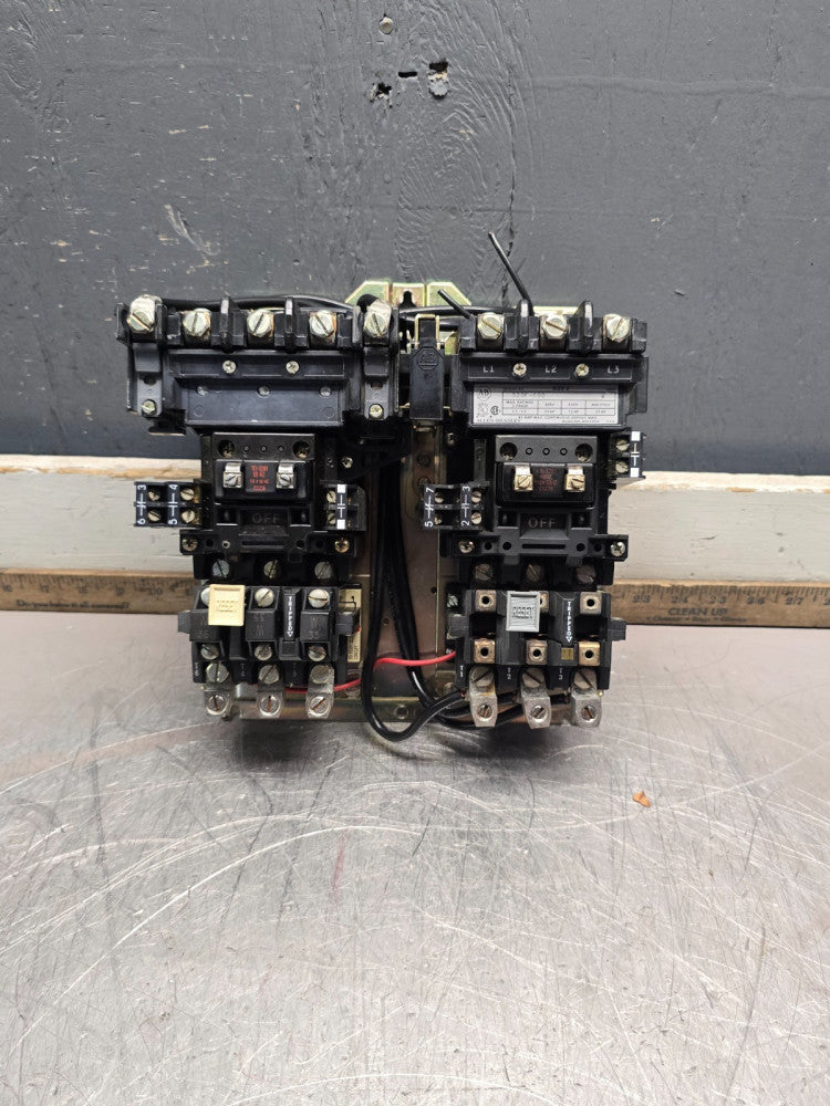 ALLEN BRADLEY 520F-C0D 2-SPEED STARTER,SIZE2,USED TAKEOUT!MAKE OFFER!