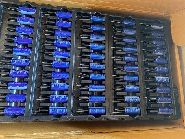 (50 PACK) ELNA RJD RADIAL MINIATURE ELECTROLYTIC CAPACITORS 35V 7400uF RATING