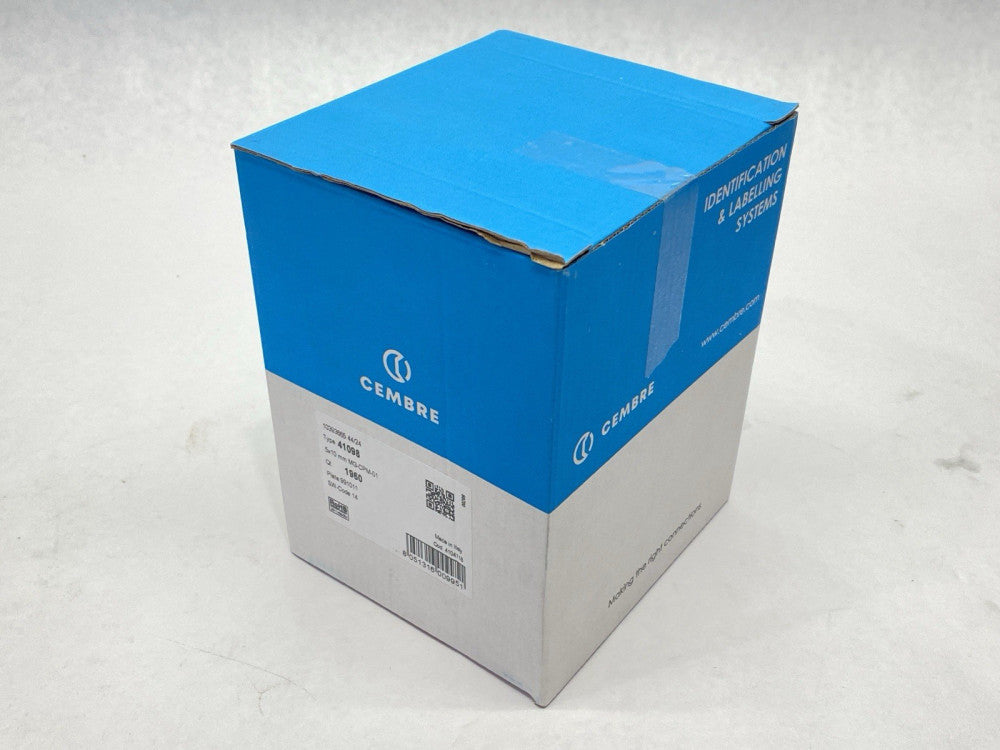 Cembre 41098 Terminal Block Tags MG-CPM-01 QTY OF 1960
