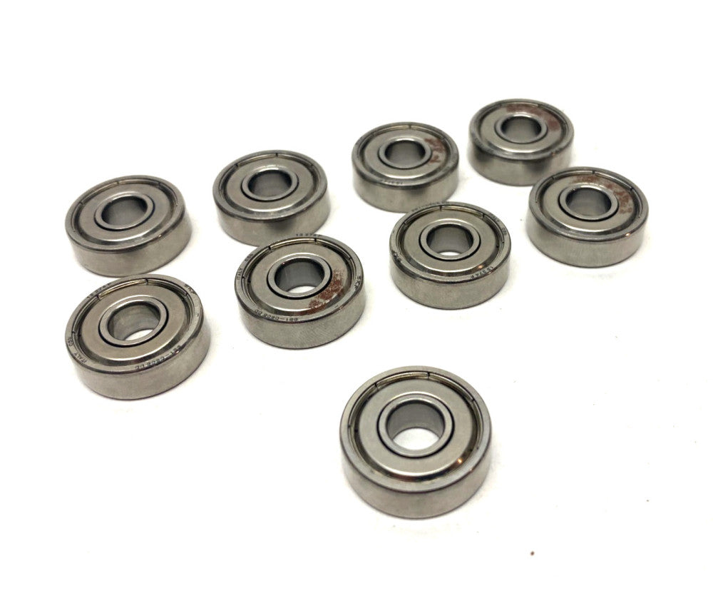 SKF 608-2Z Shielded Radial Ball Bearing LOT OF 9