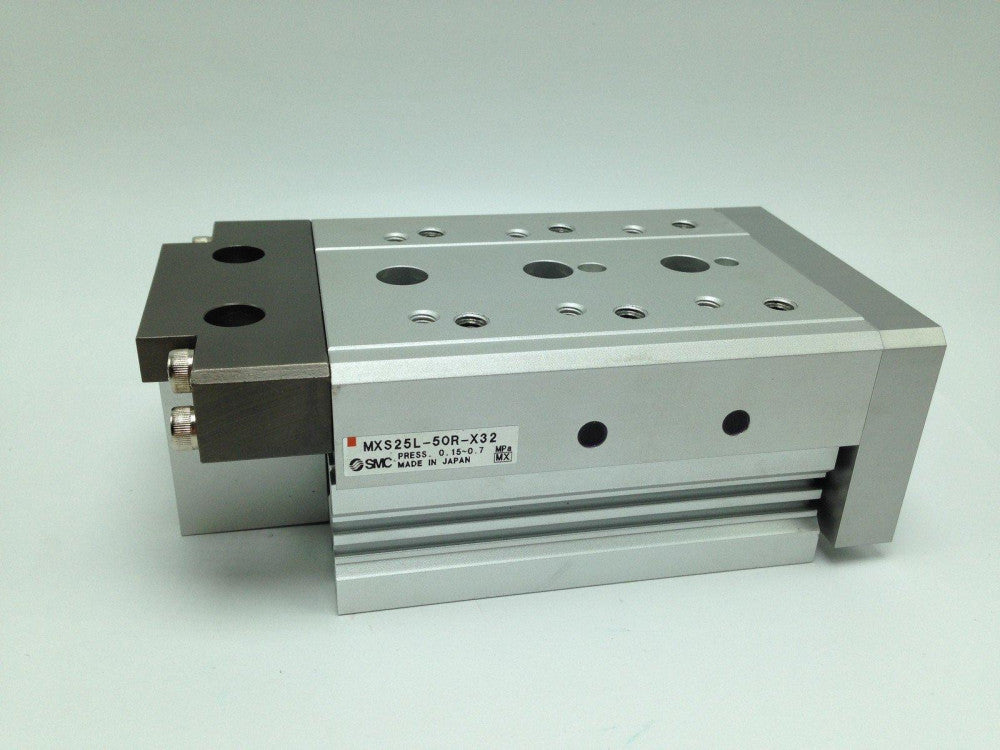 SMC MXS25L-50R-X32 Air Slide Table Pressure, 25mm Bore 50mm Stroke 