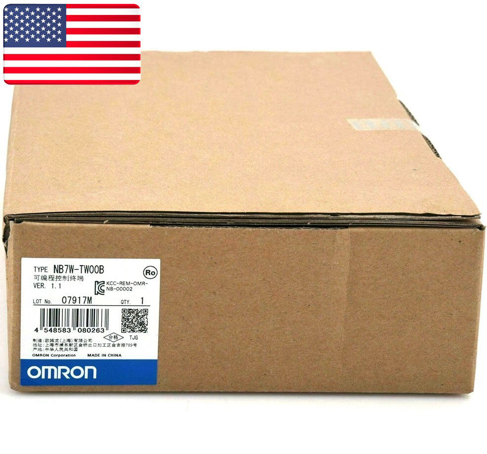 NEW OMRON NB7W-TW00B HMI 7" COLOR TFT LCD, 24VDC, TOUCH SCREEN PANEL  - US Stock
