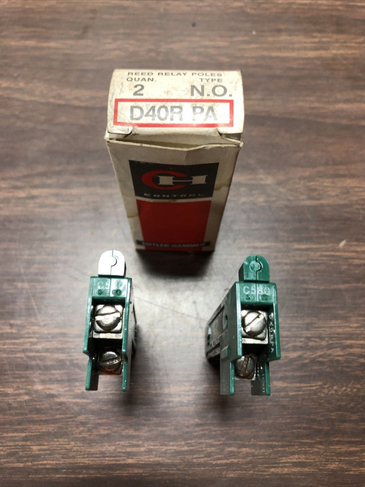 Cutler Hammer D40RPA Eaton Reed Relay D40R PA Pack of 2 New In Box Free Shipping