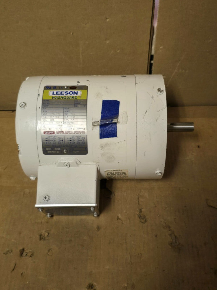 LEESON WASHGUARD MOTOR, C6T17VC1J, 113019.00, 3/4 HP,1725 RPM,NEW! MAKE OFFER!!