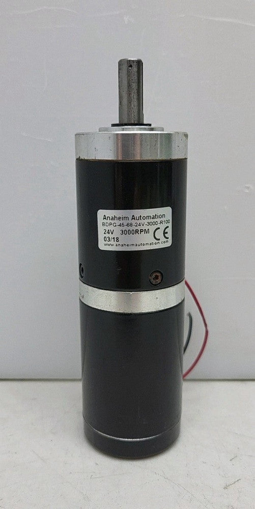 Anaheim Automation BDPG-45-68-24V-3000-R100 Brush Dc Gearmotor Planetary Gearbox