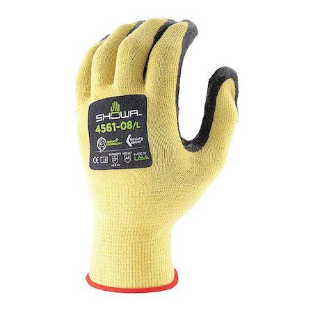 Showa 4561Xxl-10-V Knit Gloves, Cut Level A4 ,Dipped ,Nitrile ,Grip ,2Xl 1 Pr