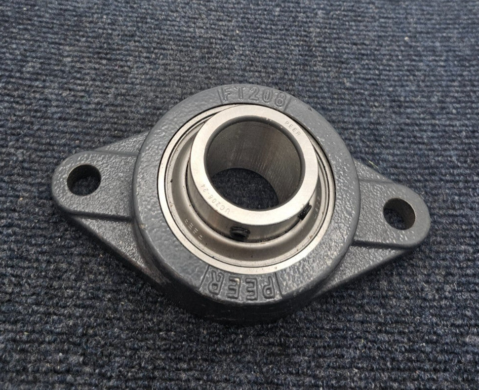 PEER FT208 Bearing Two-Bolt Flange Mount Housing Standard Heavy Duty 208