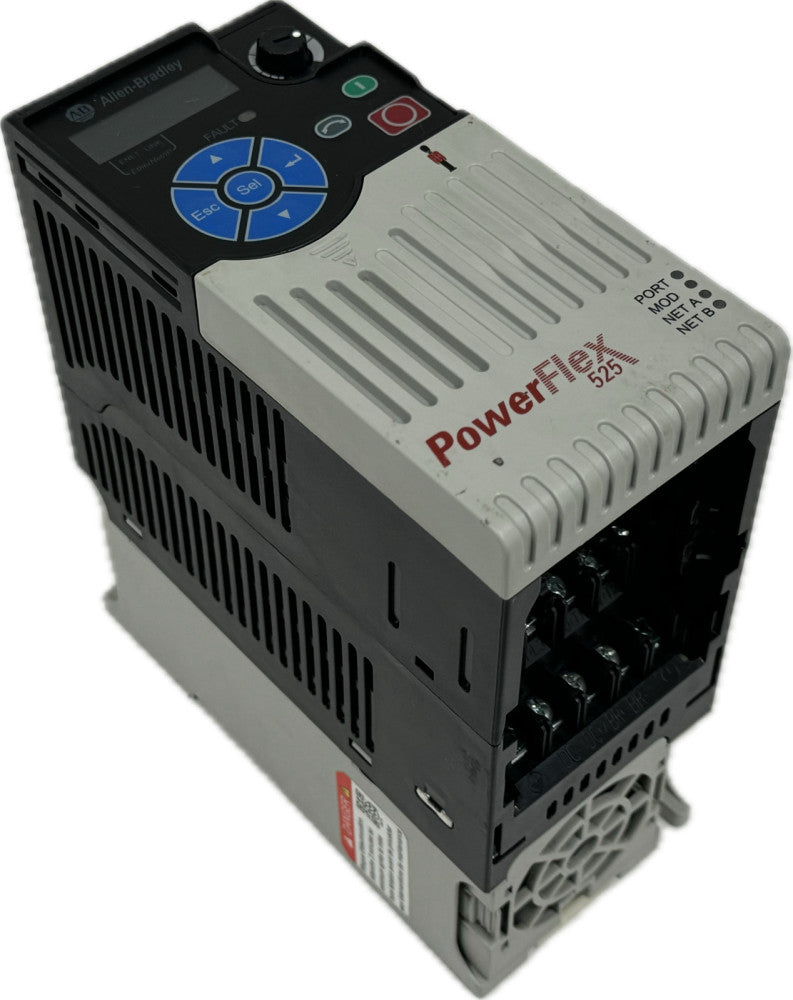 USED ALLEN BRADLEY 25B-D4P0N104 POWERFLEX 525 SER. A 2HP 25BD4P0N104