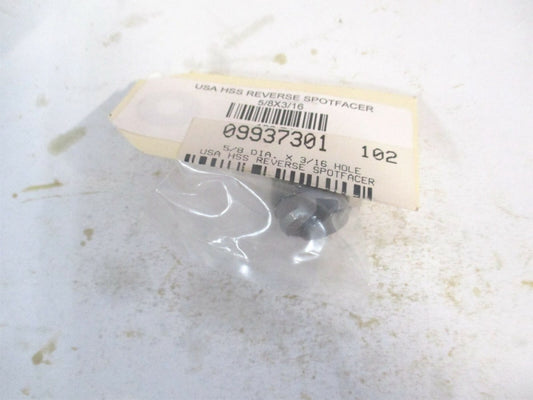 (190-7J) , 5/8" x 3/16" x 1/32" x 5/8" OAL HSS 4 Flutes Reverse Counterbore 