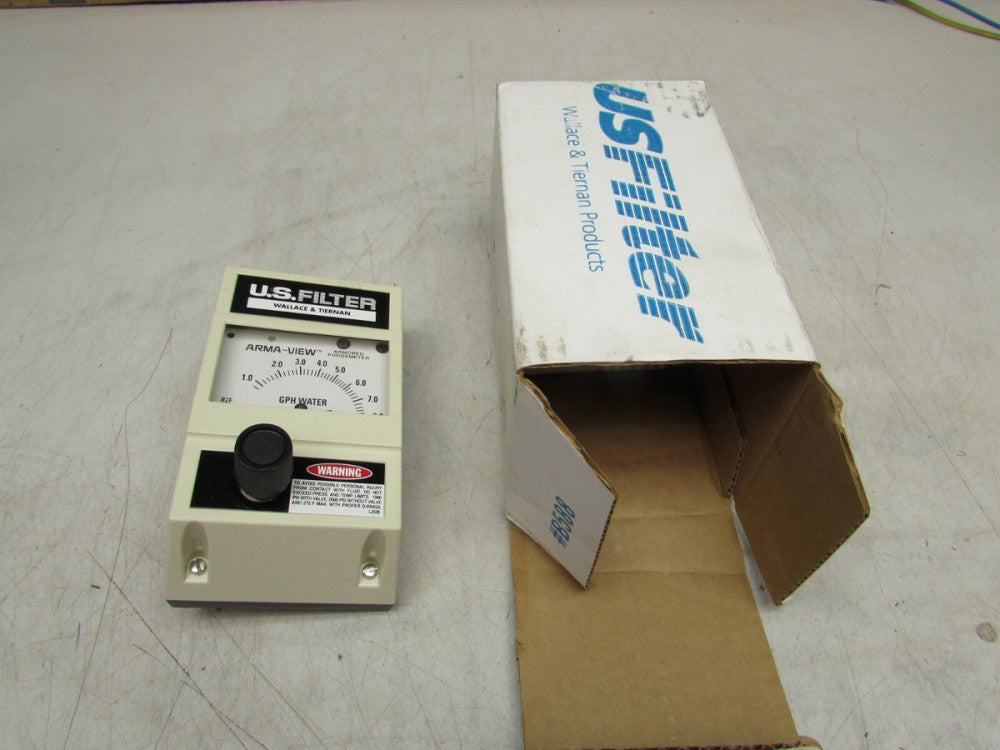 US FILTER ARMA-VIEW ARMORED PURGE METER 5125M22206XXUX 8GPH NEW IN BOX !! M/O
