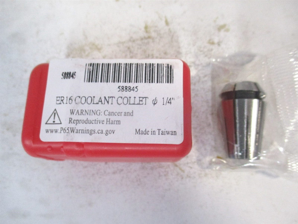 (588845) 1/4" ER16 ER Coolant Collet 