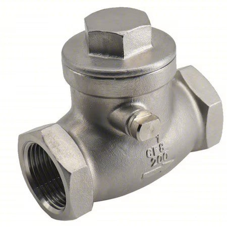 Zoro Select 06H041n01030 Check Valve,7.4 In Overall L